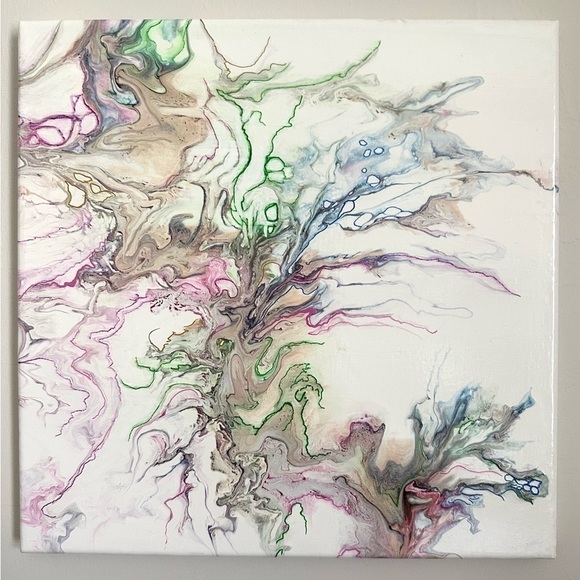 Original Acrylic Painting One of a Kind Unique Made in NC - Picture 4 of 5